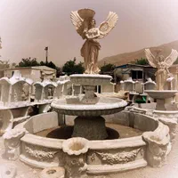 آبنما پاشوردار بتن گلاس مقاوم شیک سنگین مجلل