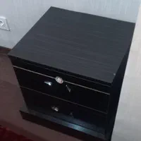 تخت خواب دو نفر همراه با تشک و دو عدد پاتختی کشو|تشک تختخواب|تهران, خلیج فارس|دیوار
