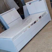 تخت تک نفره یک نفره مدل داشبورد ست نوجوان|تخت و سرویس خواب|تبریز, |دیوار