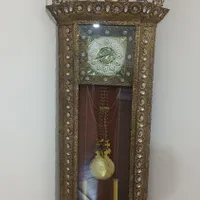 ساعت ایستاده برنجی سنگین وزن بسیار تمیز