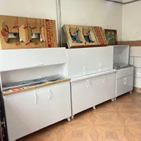 ۳/۵مترکابینت دیواری زمینی با گاز استیل وسینک اخوان|مصالح و تجهیزات ساختمان|میاندوآب, |دیوار