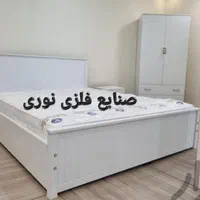 تخت دونفره چوبی وفلزی(تخت 2نفره) تشک لیندا|تخت و سرویس خواب|مشهد, خواجه ربیع|دیوار