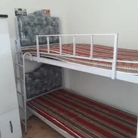 تختخواب دوطبقه فلزی|تخت و سرویس خواب|مشهد, رسالت|دیوار