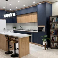 کابینت سرمه ای هایگلاس مدرن|مصالح و تجهیزات ساختمان|مشهد, جانباز|دیوار