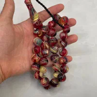 تسبیح کهربا پرچمی ۳۳ عددی