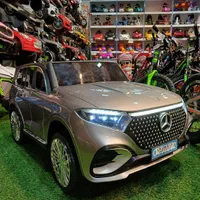 ماشین‌ BENZچهارموتوره مناسب دو کودک ۵سال/سیسمونی