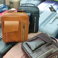 کیف دوشی چرم طبیعی گاوی مدل چمدان کمربند چرمی