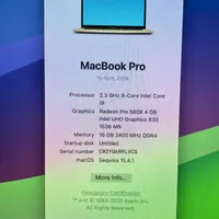 لپتاپ Apple Macbook Pro 2019|رایانه همراه|قم, نوقطار|دیوار