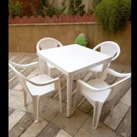 میز و صندلی پلاستیکی نهارخوری هاپرسنیک خیبر شکن