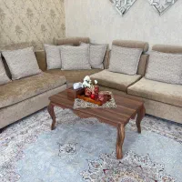 فروش مبل راحتی تهران مدل ال ۷نفره با میزناهارخوری