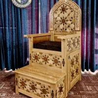 منبر سازی حاج اکبر خبوشانی|صندلی و نیمکت|قم, انصار‌الحسین|دیوار