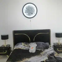 (تابلو ماه دکوری طرح مشکی)