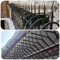 حفاظ سوزنی نرده خاری دزدگیر اهنی و میلگردی