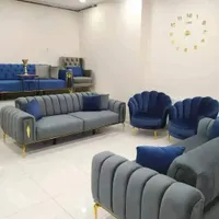 مبل راحتی چستر صدفی ترمه|مبلمان خانگی و میز عسلی|تهران, شهید رجایی|دیوار