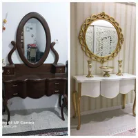 میز کنسول تمام چوب، میز آرایشی، کنسول آینه،|بوفه، ویترین، کنسول|تهران, اوقاف|دیوار