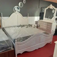 سرویس تختخواب کد۶۰۶۰+تخت+دراور+اینه+پاتختی|تخت و سرویس خواب|مشهد, فرهنگ|دیوار