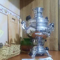 سماور گازی نو تنوره دار|سماور، چای‌ساز، قهوه‌ساز|مشهد, حجاب (شهرک غرب)|دیوار