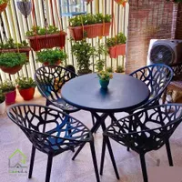 میز و صندلی باغی 1 / کافه پلاستیکی شاخ وبرگی/ نواب|میز و صندلی غذاخوری|تهران, خرمشهر|دیوار