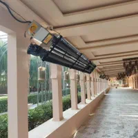 هیتر تابشی لوله ای گرماتاب بخاری صنعتی گلخانه سقفی