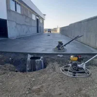 اجرای بتن ریزی باماله پروانه ای وتراز لیزری