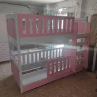 تخت دوطبقه وکیوم|تخت و سرویس خواب|شریفآباد, |دیوار