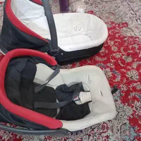 ست کالسکه ۴ تکه  خارجی پگ پر گو   در حد نو|کالسکه و لوازم جانبی|تهران, قلهک|دیوار