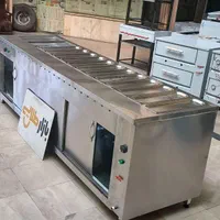 کانتر گرم کترینگ گرمکن فر ساندویچی اغذیه ساندویچ|کافی‌شاپ و رستوران|اصفهان, تخت فولاد|دیوار