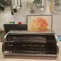 ظرف نان یا جا نونی استیل برابانتیا brabantia|ظروف نگهدارنده، پلاستیکی، یک‌بارمصرف|تهران, قاسم‌آباد|دیوار