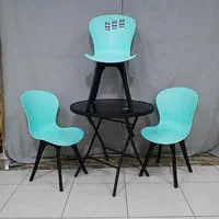 میز و صندلی پلاستیکی تاشو فایبر کافه باغی