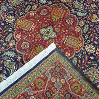 فرش دستباف تبریز ۶متری سرمه‌ای نقشه حاج‌جلیلی ۴۰رج|فرش|تهران, بازار|دیوار