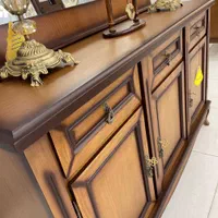 اینه کنسول چوبی انتیک|بوفه، ویترین، کنسول|اندیشه, اندیشه فاز ۱|دیوار