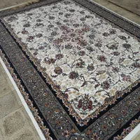 فرش 9 متری نو داخل کاور افشان سرمه و کرم|فرش|اردبیل, |دیوار