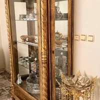 ویترین بزرگ طلایی کارشده|بوفه، ویترین، کنسول|اصفهان, خلیل آباد|دیوار