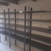 قفسه طوسی انباری . قفسه . قفسه فلزی پیچ مهره ای|فروشگاه و مغازه|رشت, جانبازان|دیوار