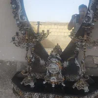 آینه شمعدان|صنایع دستی و سایر لوازم تزئینی|اصفهان, طاحونه|دیوار