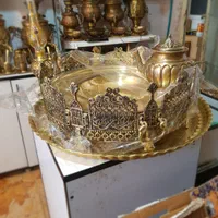 منقل سماوری برنجی ذغالی زغالی سماوری|کلکسیون اشیاء عتیقه|تهران, آجودانیه|دیوار