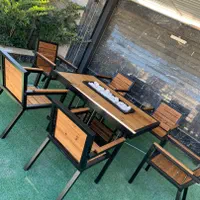 میز آتش دان صندل باغی آتشدان آتشکده گازی کد 889|کافیشاپ و رستوران|چهارباغ, |دیوار