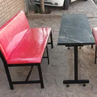 نیمکت انتظار چرمی ( پشتی دار)|صندلی و نیمکت|مشهد, بهمن|دیوار