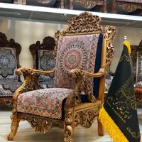چوب گردو ( مبل قالی زنگی ابادی )|مبلمان خانگی و میز عسلی|کرمان, |دیوار