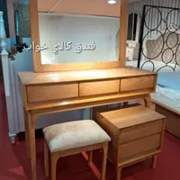 سرویس تختخواب افرا+تخت+میزارایش صندلی+ اینه+پاتختی|تخت و سرویس خواب|مشهد, فرهنگ|دیوار