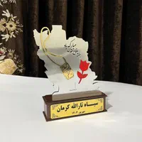 تندیس طرح بته جغه میناکاری صنایع دستی اصفهان|صنایع دستی و سایر لوازم تزئینی|اصفهان, باتون|دیوار