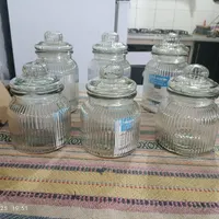 6 بانکه شیشه ای نو|ظروف نگهدارنده، پلاستیکی، یک‌بارمصرف|تهران, حکیمیه|دیوار