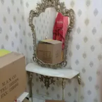 یکعددآینه شمعدان برنز