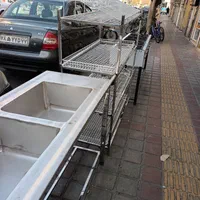 دستگاه ذرت* برش مرغ*مکزیکی با سینک ظرفشویی صنعتی|کافیشاپ و رستوران|سنندج, |دیوار