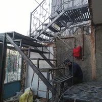 جوشکاری و ساخت پله آهنی مستقیم تکشاسی|مصالح و تجهیزات ساختمان|مشهد, رسالت|دیوار