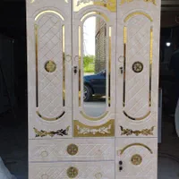 کمد لباس سه درب باکسدار ویترین لحافت|جاکفشی، کمد، دراور|مشهد, خواجه ربیع|دیوار