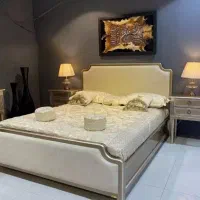 فروش سرویس خواب کامل دونفره MDF مدرن شیک|تخت و سرویس خواب|زاهدان, |دیوار