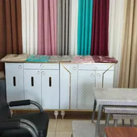 پرده پانچ شده آماده.|پرده، رانر، رومیزی|امیدیه, |دیوار