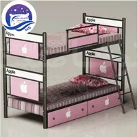 تخت دوطبقه اسپرت ترکیب چوب و فلز|تخت و سرویس خواب|مشهد, کوشش|دیوار