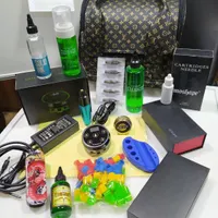 پکیج کامل دستگاه تاتو پن بدن/آموزش/وسایل/پک راکت